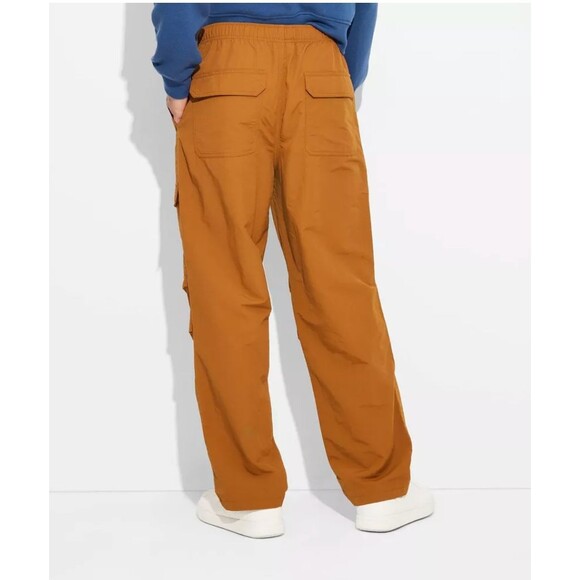 Mens Regular Fit Ankle Length Cargo Pants - Original Use - Brown XXL - Picture 3 of 3